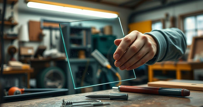 Cortar vidro temperado com precisão: técnicas e dicas essenciais para o sucesso